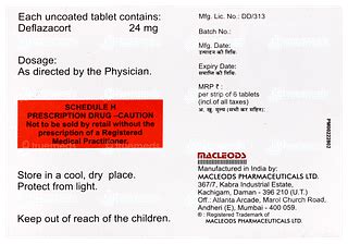 Defcort 24 Tablet 6: Uses, Side Effects, Price & Substitutes