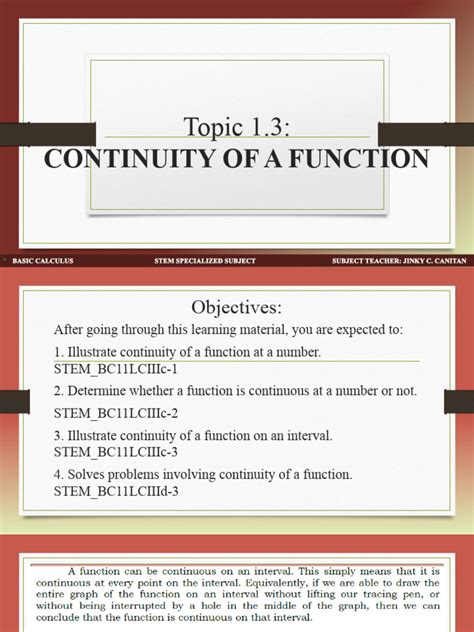 Image result for Continuity of Functions Examples