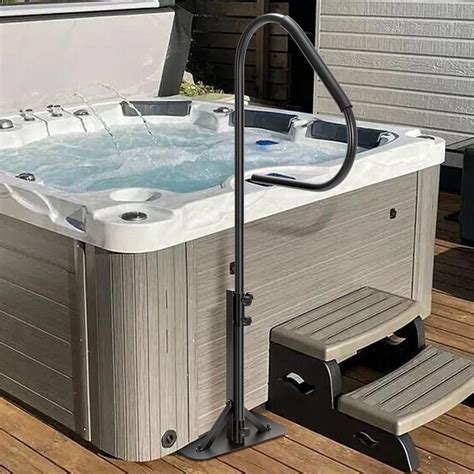 Amazon.com: VIVOHOME 360 Rotatable Hot Tub Safety Handrail, Height ...