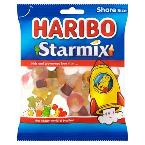 HARIBO Starmix Iconic Favourites Gummi Candy - 140G, Mixed Fruit ...
