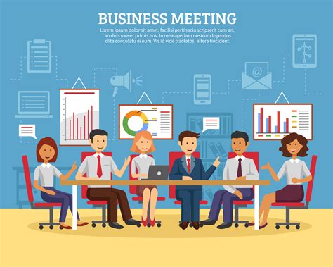 Business Meeting Vector 的图像结果