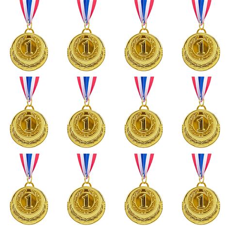 Buy Abaokai 12 Pieces Gold 1st Place Award Medals-Winner Medals Gold ...