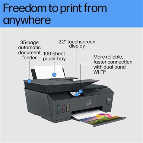 HP Smart Tank 530 All-in-one Multi-function WiFi Color Ink Tank Printer ...