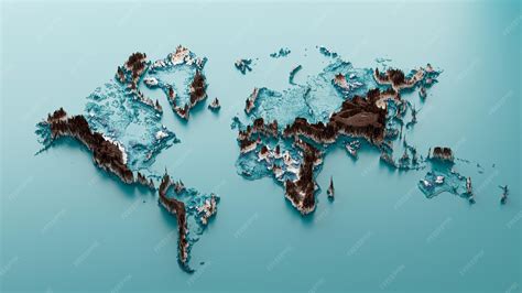 Topographic Map of the World 的图像结果