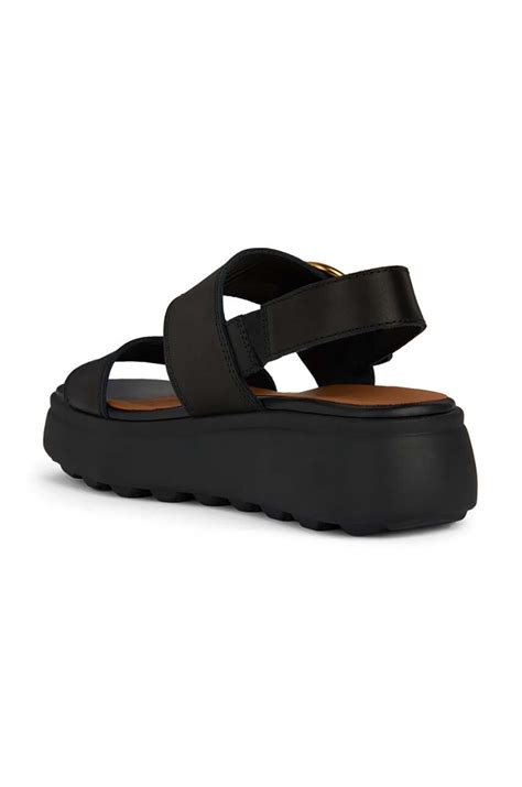 Geox sandały skórzane D SPHERICA EC4.1 S damskie kolor czarny na ...