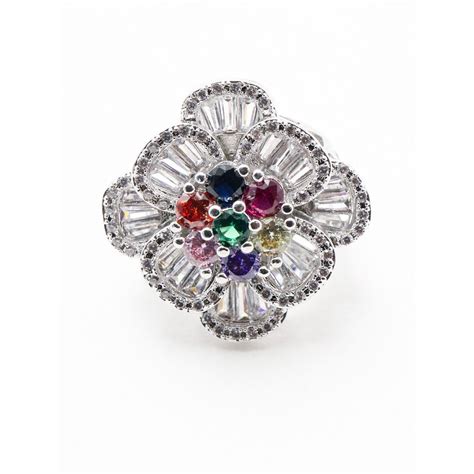 Buy Odette Crown-shaped Faux Stone Finger Ring Online