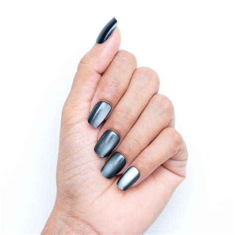 Shop Black Cat Energy | Medium Square, Press-On Nails – Vegan, Clean ...
