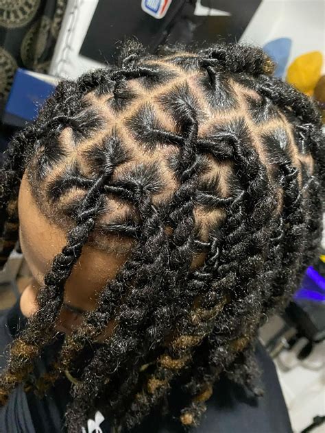 2 strand twist locs in 2025 | Short locs hairstyles, Dreadlock ...