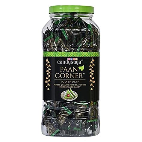 Creando Candysaga Paan Corner Paan Flavoured Candy (Jar) Pack of 1- 175 Pcs
