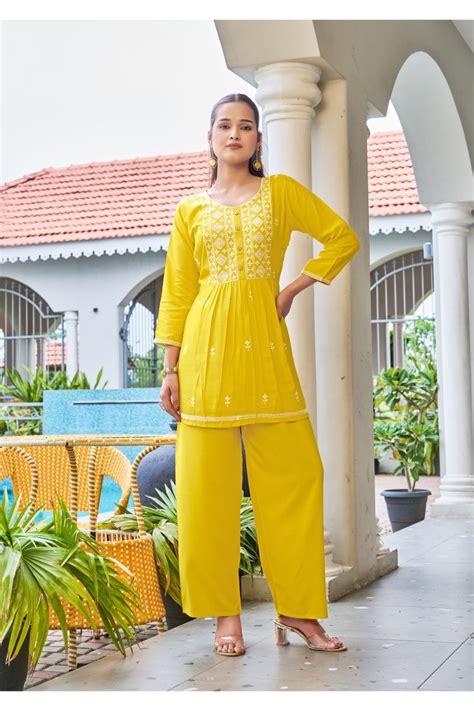 Tips And Tops Polo Vol 2 Rayon Slub Co Ord Set