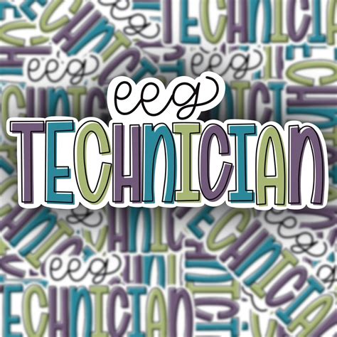 EEG Technician Sticker / Eeg Tech Sticker / Eeg Technician / Eeg ...
