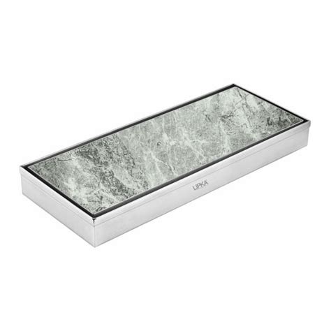 Tile Insert Shower Drain Channel (18 x 5 Inches) - LIPKA | Lipka Home