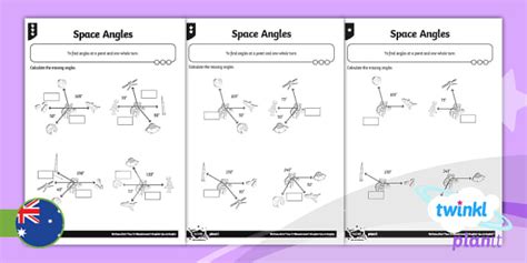 Year 5 Measurement: Space Angles Home Learning Task