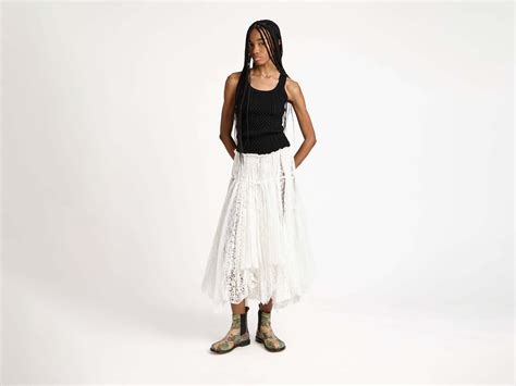 WOMENS CABLE-KNIT TANK TOP IN BLACK in BLACK KW1454YN0488999XXS | JW ...