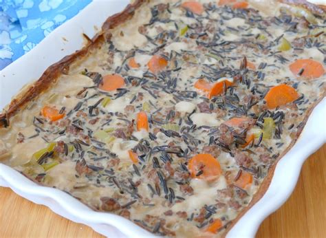 Minnesota Ground Beef and Wild Rice Hotdish Recipe