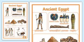 Ancient Egypt Book Cover (teacher made) - Twinkl