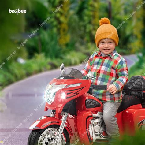 Baybee MB-112 Thunder Kids Battery Operated Bike for Kids - Red — Toycra