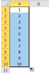 Image result for Series Using Fill Handle