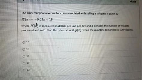 Image result for Marginal Revenue Function Desmos Example