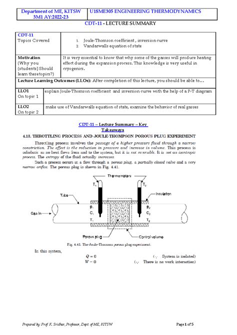 ETD CDT-11-new - important notes - 3M1 AY:2022- CDT-11 - LECTURE ...