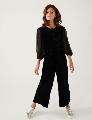 Velvet Jumpsuit (6 - 16 Yrs)