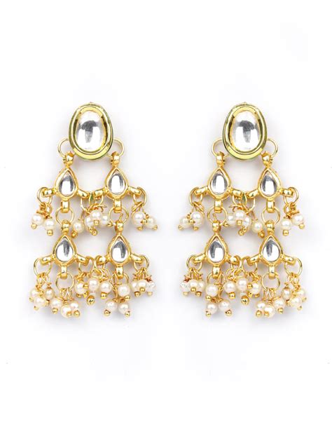 Kundan Beads Gold Plated Layered Traditional Jewellery Set – Priyaasi