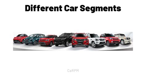 Different Car Segments in India Explained – Garage Pro