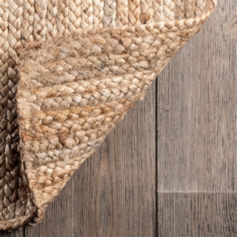 nuLOOM 8 X 8 (ft) Jute Natural Round Indoor Area Rug TAJT03-808R at ...