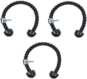 vyas Training Strength Bodybuilding Exercise Double Handle Triceps Rope ...