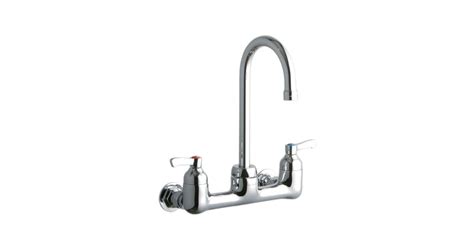 Elkay LK940GN05L2H ADA 8" Centerset Wall Mount Service Sink Faucet with ...