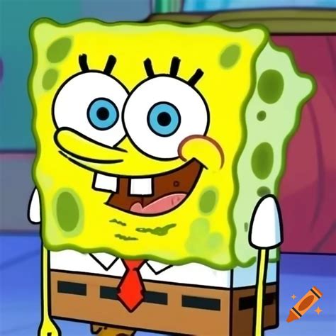 SpongeBob meme showcasing humor and pop culture reference on Craiyon
