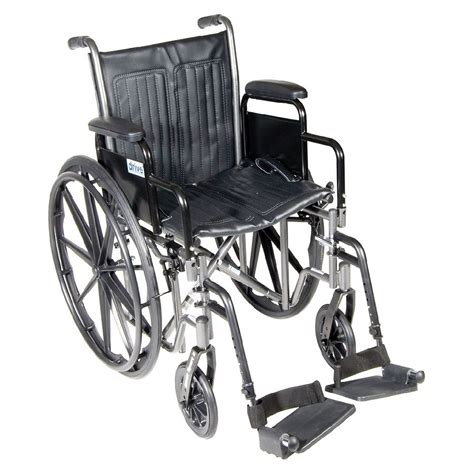 Drive Medical Silver Sport 2 Wheelchair, Detachable Desk Arms, Swing ...