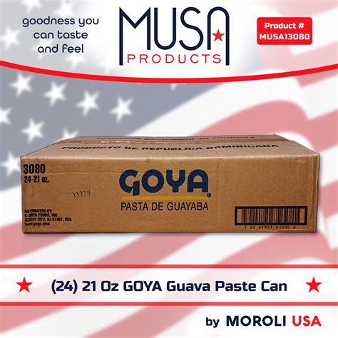 24/21 OZ Goya GUAVA PASTE CAN - Musa Products