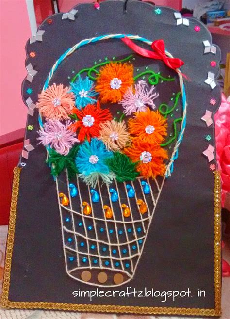 Craft Using Woolen Thread 的图像结果