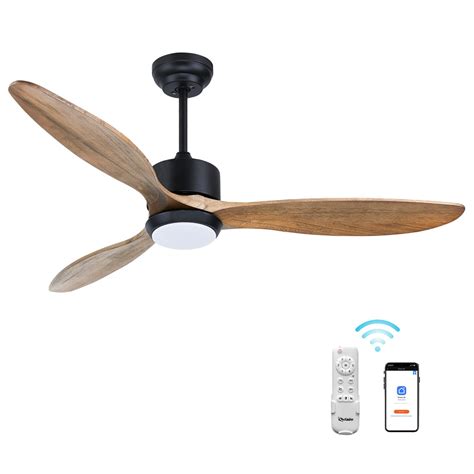 Ovlaim 52 Inch Indoor Outdoor Ceiling Fan, ETL Listed Quiet DC Motor ...