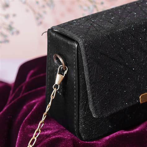 Personalized Glitter Sling Bag With Name