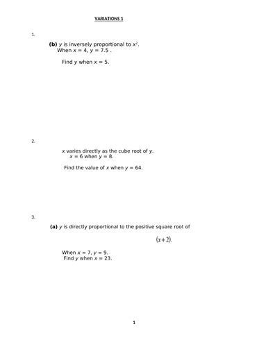 Image result for Top Questions On Variations in Core Math