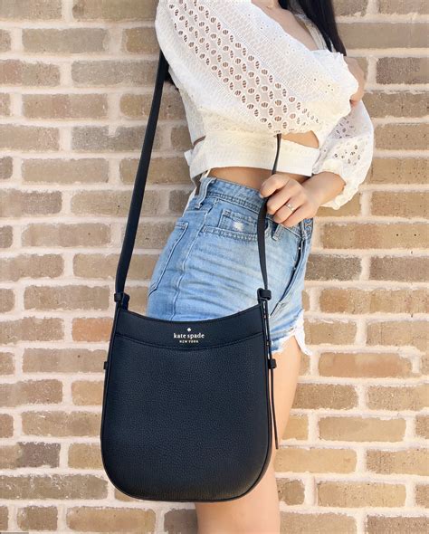 Buy Kate Spade Leila North South Top Zip Crossbody Black Pebbled ...