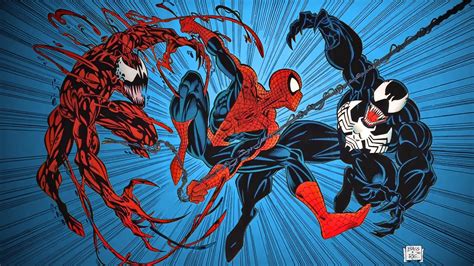 Venom Wallpaper And Carnage | Spiderman comic, Carnage marvel, Spiderman