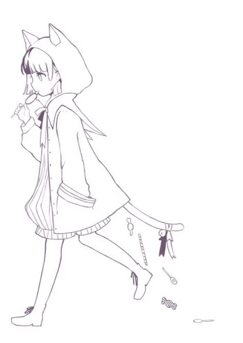 手绘-动漫,漫画人物,适合手绘的图,铅笔稿