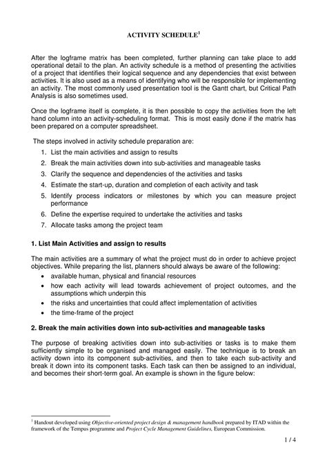 Project Activity 的图像结果