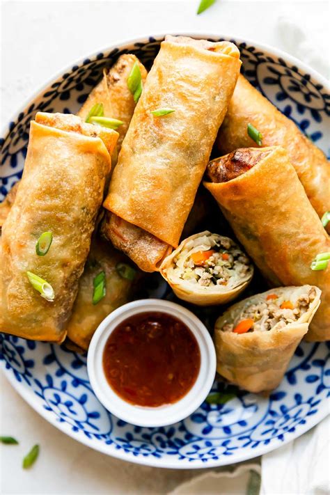 Mom's Homemade Pork Egg Rolls