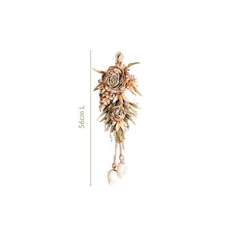 Organic Luxe Bloom Festive Wall Hanging Set Of 2 Online - Premium Wall ...