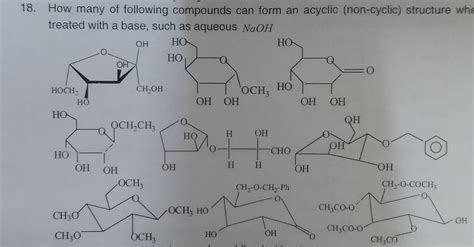 How many of the following compounds can form an acyclic structure when ...