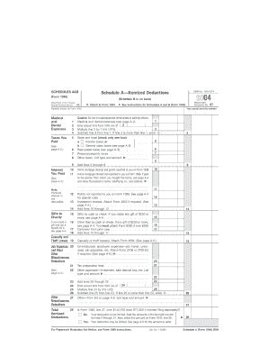 Fillable Online SCHEDULES A&B (FORM 1040), PAGE 1 of 2 Fax Email Print ...