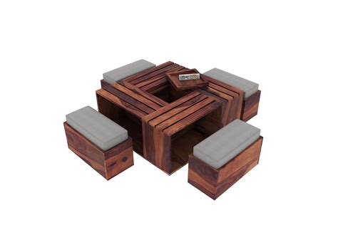 Bliss Coffee Table Sets ( Teak Finish )