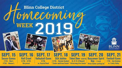 The Blinn College District invites you to join us for Homecoming Week ...