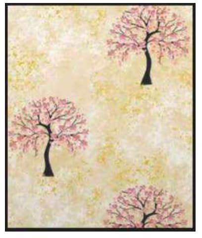 OAM Sai Mosachino Floral Wallpaper, Waterproof, Scratch Resistant ...