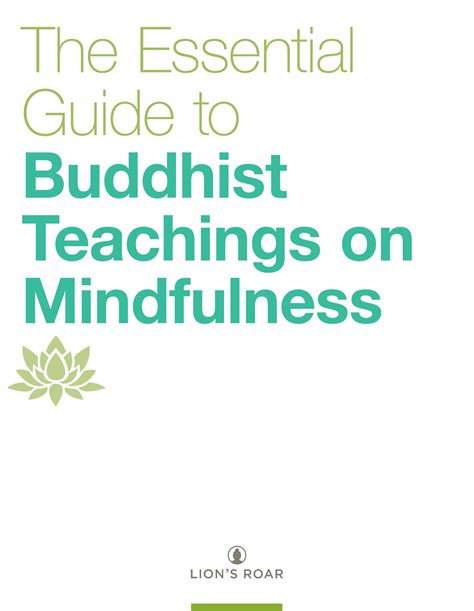 Essential Guide to Buddhist Teachings on Mindfulness | Lion’s Roar