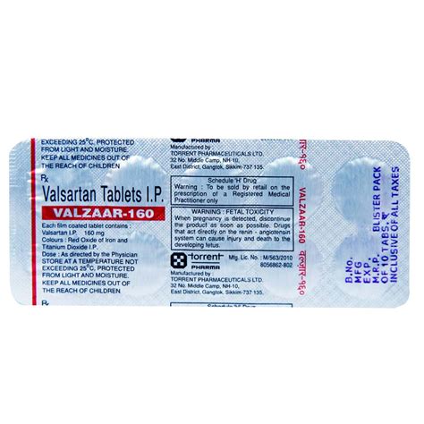 Valzaar 160 Tablet 10's Price, Uses, Side Effects, Composition - Apollo ...